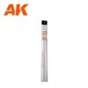 AK Interactive AK6547 SQUARE HOLLOW TUBE 3.00 X 350MM – STYRENE SQUARE HOLLOW TUBE – (3 UNITS)